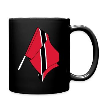 Trinidad and Tobago flag - Full Colour Mug - black - Right