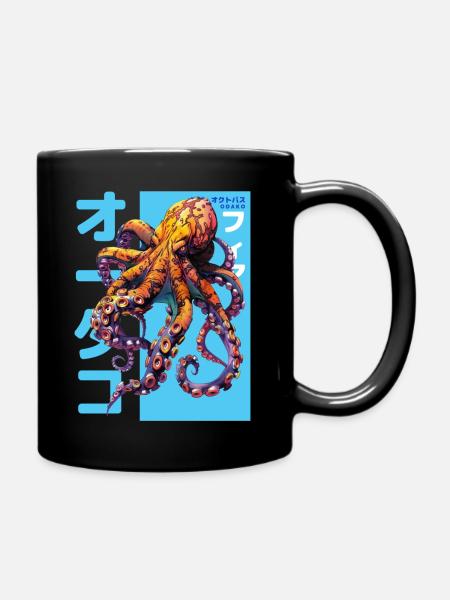 Tentacules Japonais - Mug uni - noir