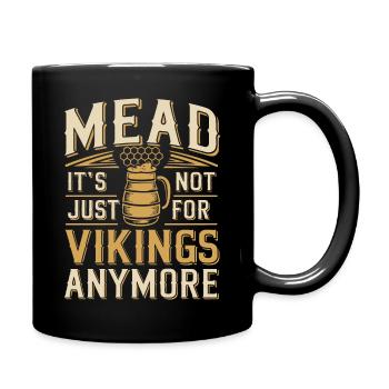 Passion for mead – A timeless pleasure - Full Colour Mug - black - Right
