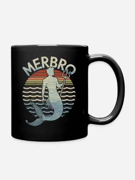 Merbro - Vivre comme un Verseau - Mug uni - noir