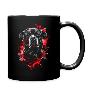 Rottweiler Portrait Dog Sport Dog Dog - Full Colour Mug - black - Right