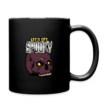 let's get Spooky - Full Colour Mug - black - Right