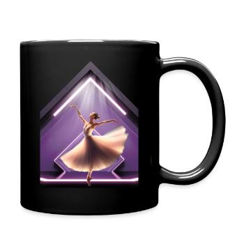 Ballerina - Tasse einfarbig - Schwarz - Rechts