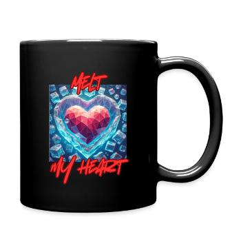 Melt My Heart - Full Colour Mug - black - Right