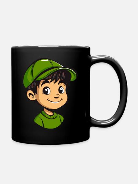 Student rascal boy - Full Colour Mug - black