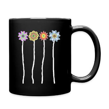 Just One More Plant and Flower Power Shirt - Full Colour Mug - black - Right