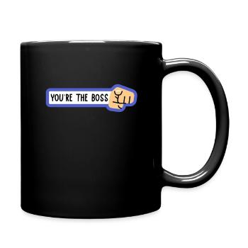 vous êtes le patron - Mug uni - noir - Droite