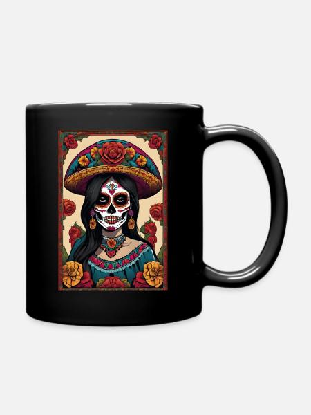 Thé Santa Muerte - Mug uni - noir