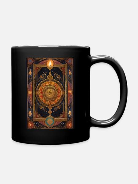 Carte de tarot V1 - Mug uni - noir