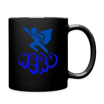 Hero - Full Colour Mug - black - Right
