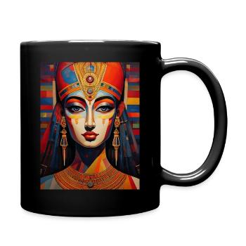 portrait inspiré par une civilisation egyptienne - Mug uni - noir - Droite