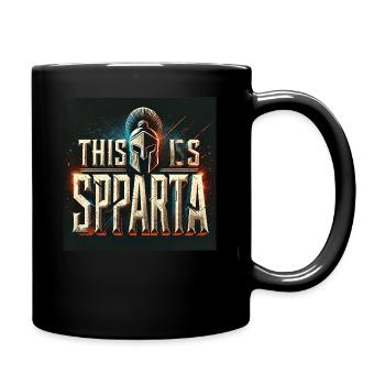 Warriormindset - Tasse einfarbig - Schwarz - Rechts