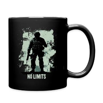 No Limits Soldier - Tasse einfarbig - Schwarz - Rechts