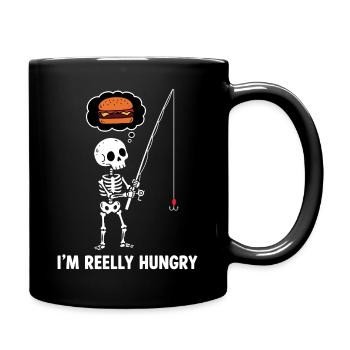 J’ai vraiment faim - Mug uni - noir - Droite