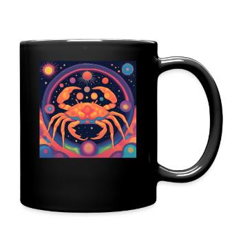 Cancer Cancers Cadeau du zodiaque - Mug uni - noir - Droite