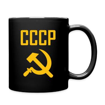 Soviet - Hammer und Sichel Sovietunion - Kommunist - Tasse einfarbig - Schwarz - Rechts