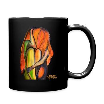 Emotional Be Kind Yourself Design - Full Colour Mug - black - Right