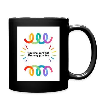 Proud - Tasse einfarbig - Schwarz - Rechts