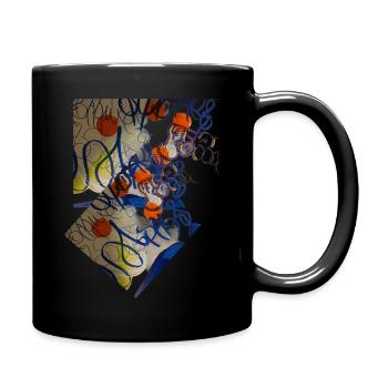 Weltbeste Abstrakte Kunst auf T-Shirt - Tasse einfarbig - Schwarz - Rechts
