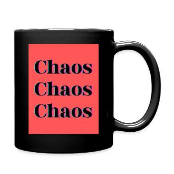Chaos - Tasse einfarbig - Schwarz - Rechts