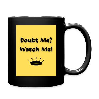 Watch Me! - Tasse einfarbig - Schwarz - Rechts