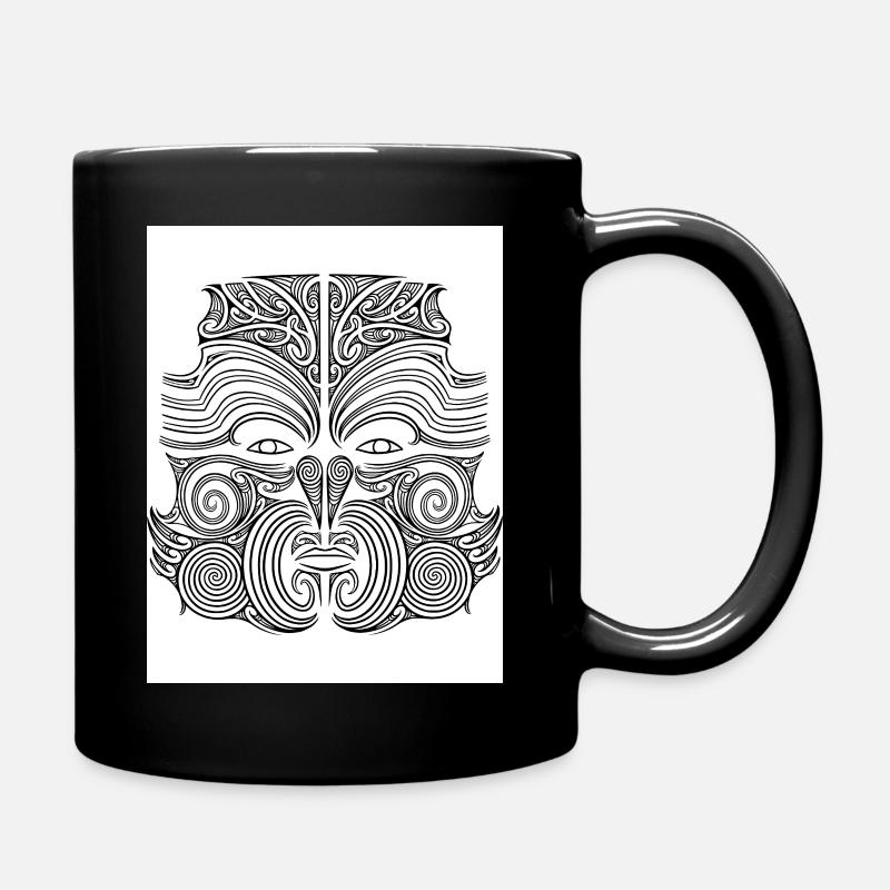 maori - Tasse einfarbig - Schwarz