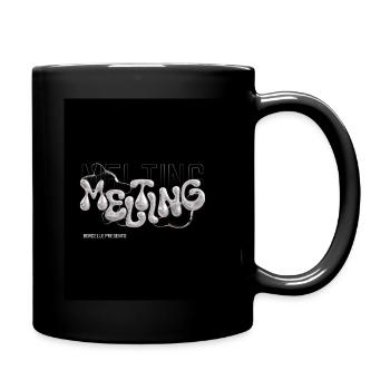 Chrome Liquid 3D Font T shirt Design - Tasse einfarbig - Schwarz - Rechts