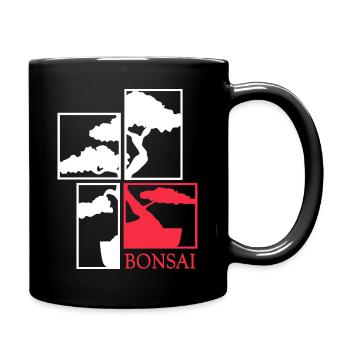 Bonsai Bonsaibaum shohin Bonsaigarten Mame - Tasse einfarbig - Schwarz - Rechts