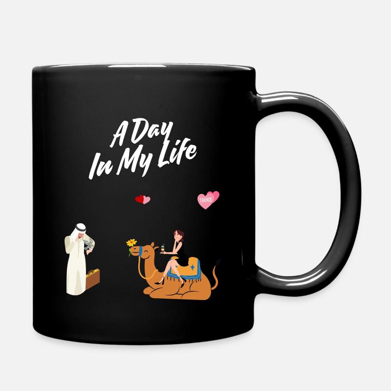 A DAY IN MY LIFE - Tasse einfarbig - Schwarz