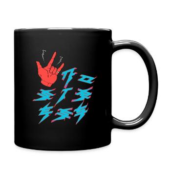 Pas de stress - Mug uni - noir - Droite