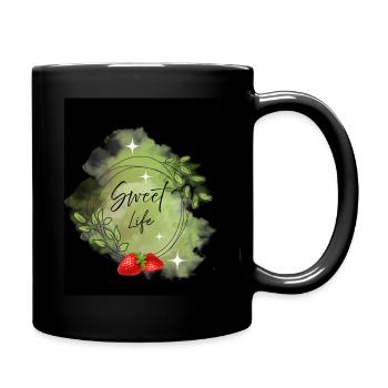 Douceur de vivre - Mug uni - noir - Droite