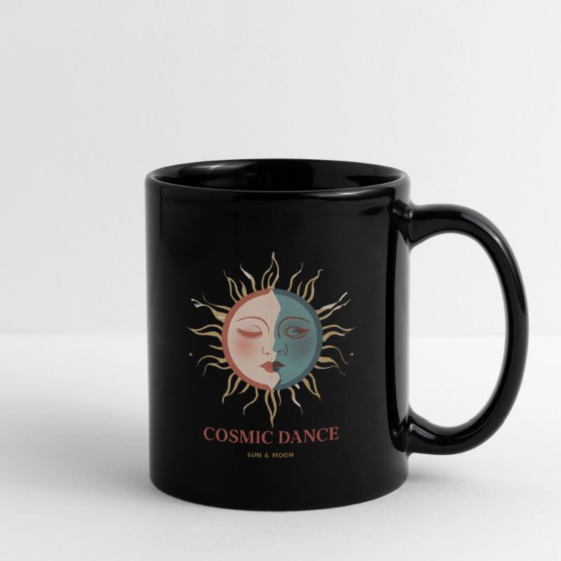 Cosmic Dance Spirituell Geschenk Tasse einfarbig