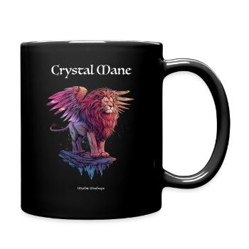 Crinière de cristal - Mug uni - noir - Droite