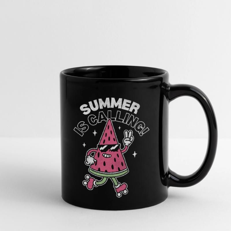 Der Sommer ruft Tasse einfarbig