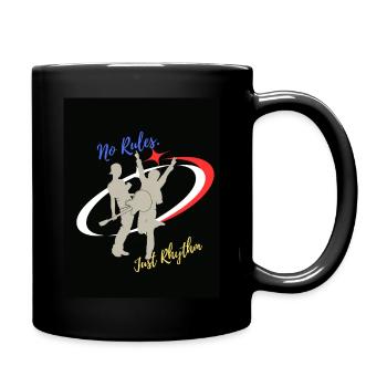 Party T-shirt - Full Colour Mug - black - Right