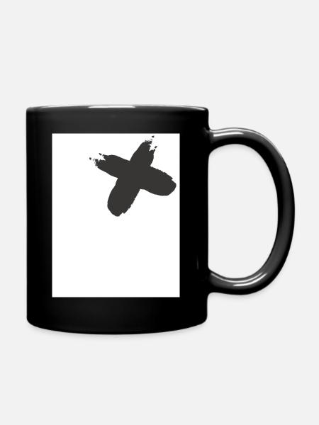 N Fronting - Full Colour Mug - black