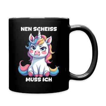 Unicorn Unicorn I have to fuck - Full Colour Mug - black - Right