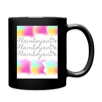 Flamboyante - Mug uni - noir - Droite