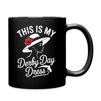 Derby Day Elegantes Hutdesign - Tasse einfarbig - Schwarz - Rechts