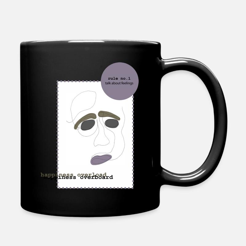 talk about feelings 1 - Tasse einfarbig - Schwarz