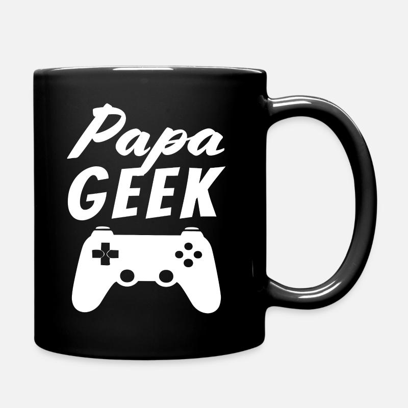 Papa Geek - Mug uni - noir