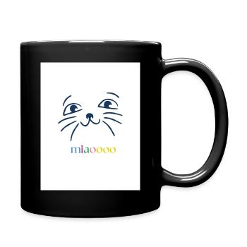 Meowooo - Full Colour Mug - black - Right