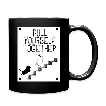 Pull yourself together - Full Colour Mug - black - Right
