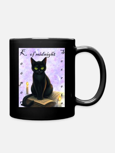 Keeper of midnight secrets - Full Colour Mug - black