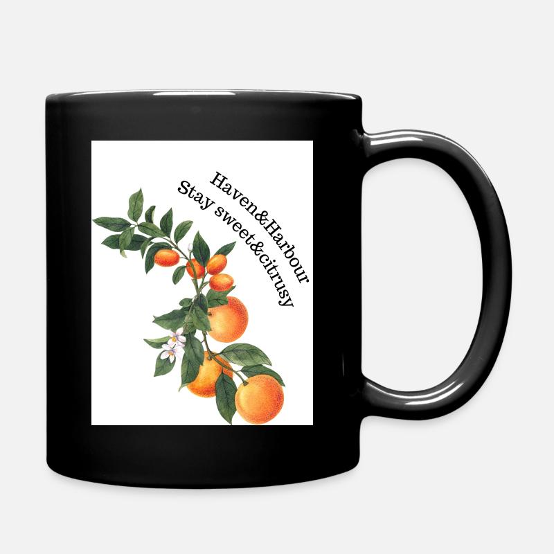 Haven Harbour Orange - Tasse einfarbig - Schwarz