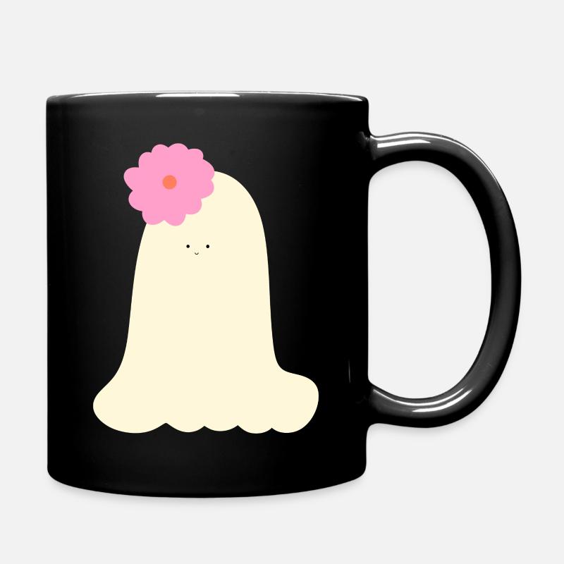 Verspielter Halloween Gespenst  - Tasse einfarbig - Schwarz