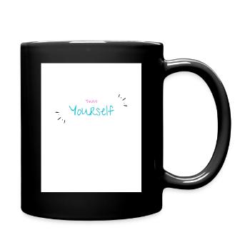 Conception Inspirante Autonomisation Personnelle - Mug uni - noir - Droite