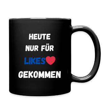 Likes Social Media - Full Colour Mug - black - Right
