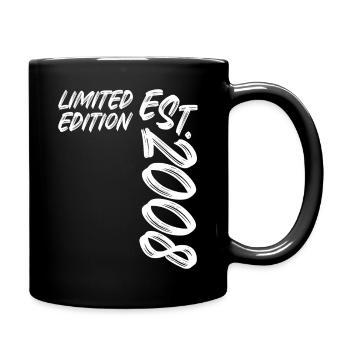 Limited Edition Est. 2008 - Tasse einfarbig - Schwarz - Rechts