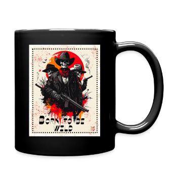 Born to be wiiiiild - Mug uni - noir - Droite